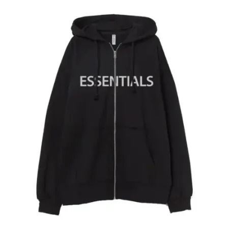 Essentials Oversized Zip-Through Hoodie